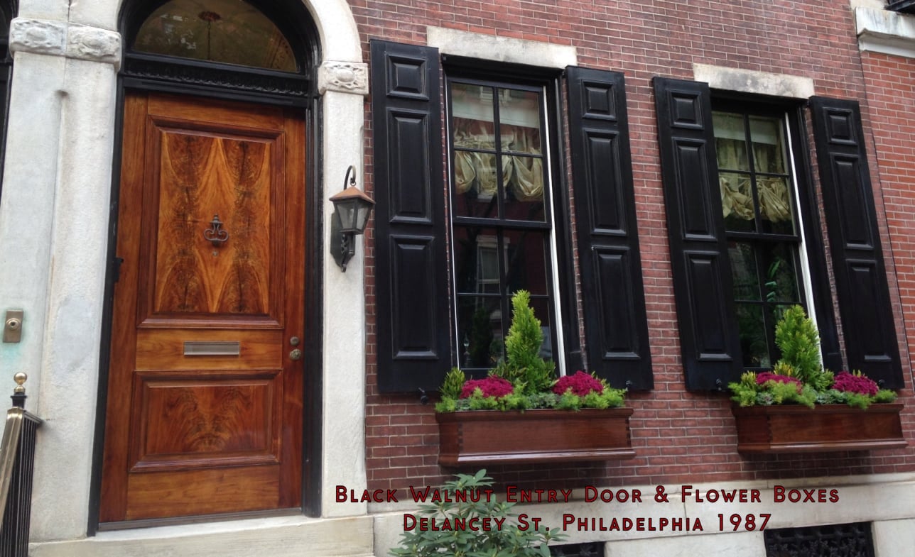 Entry Door. Delancey St., Phila., PA