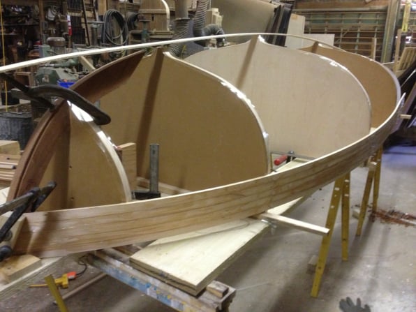 Strip Built Dinghy