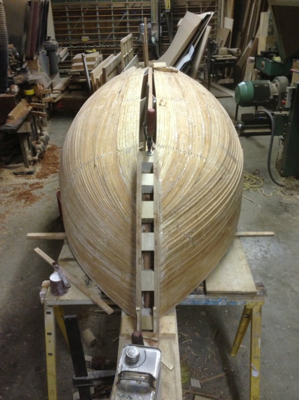 Strip Built Dinghy