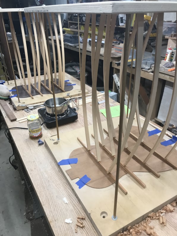 Backs in Go Bar Deck