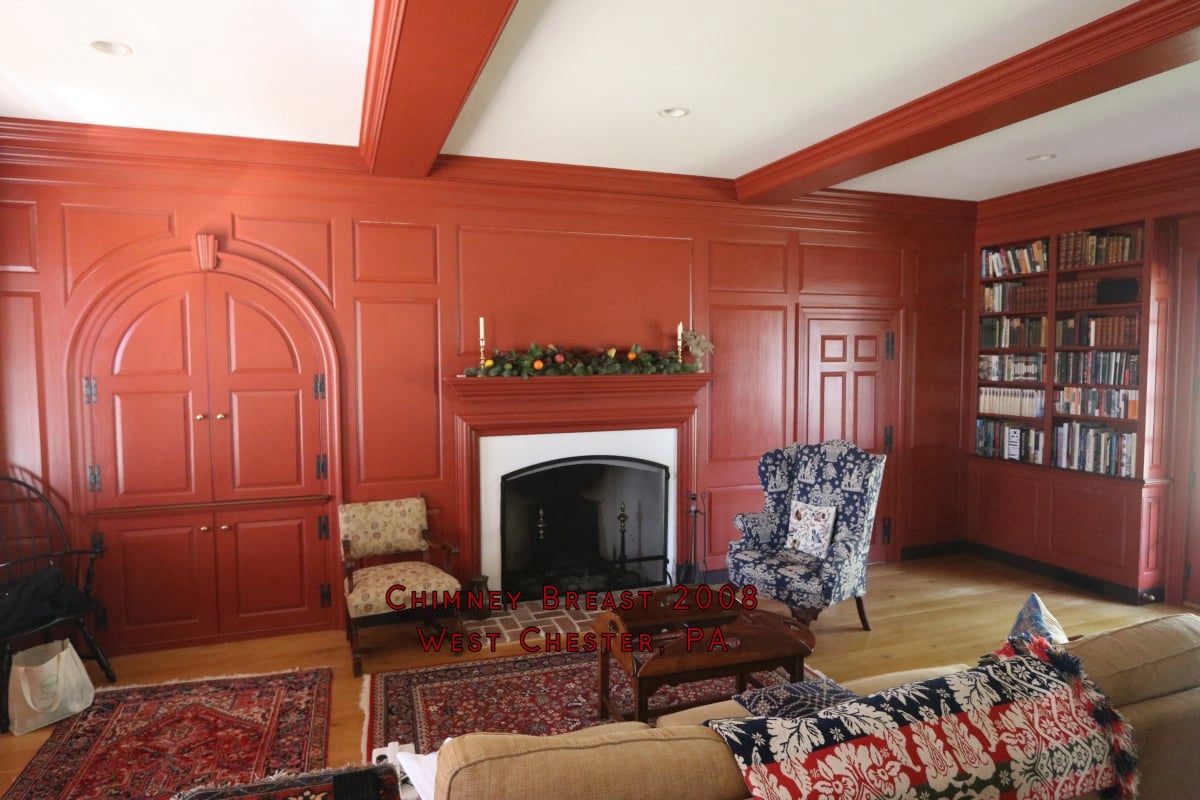 Chimney Breast Paneling, West Chester, PA