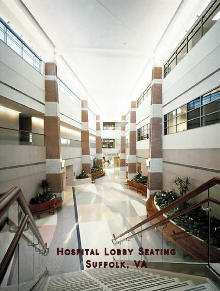 Bench Seating Obici Hospital, Suffolk, VA